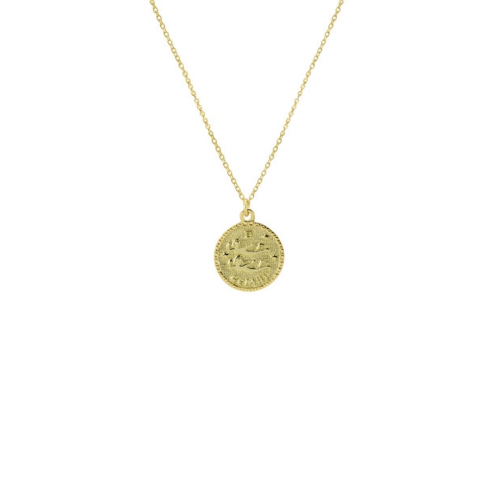 The M Jewelers -The Zodiac Medal Necklace (Gemini)